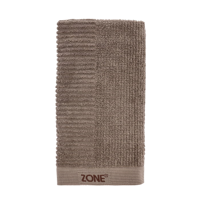Classic Towel, 100 x 50 cm, taupe from Zone Denmark