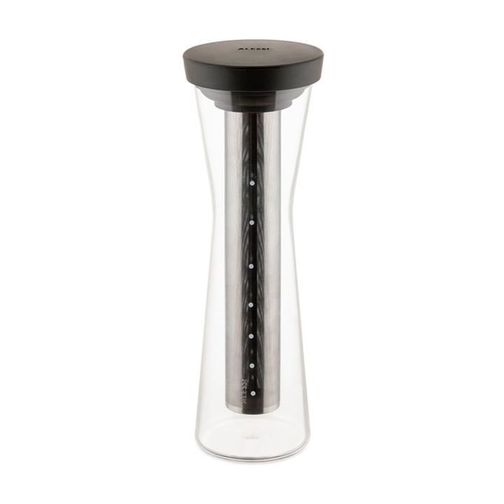 Mazagran Carafe for Cold Brew coffee from Alessi in color brown