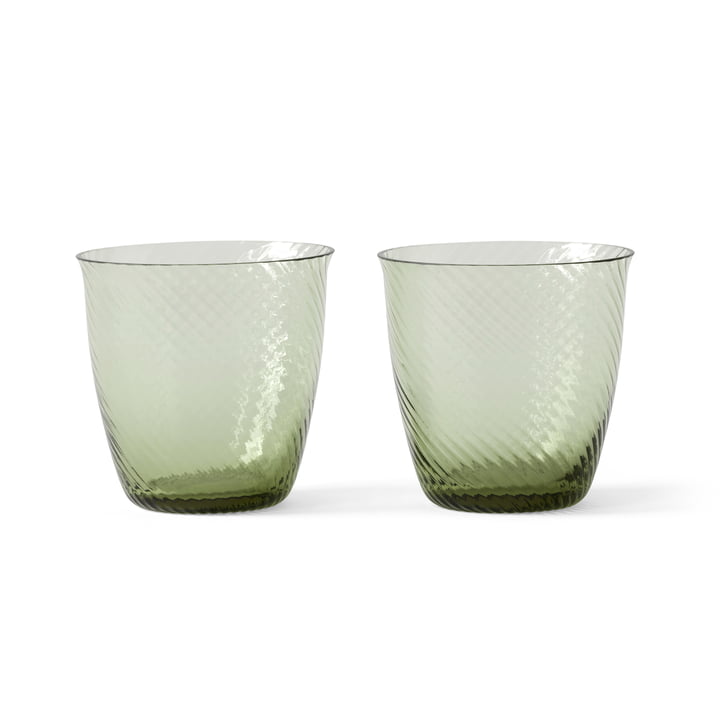 Collect SC78 drinking glass, 180 ml, moss (set of 2) by & Tradition