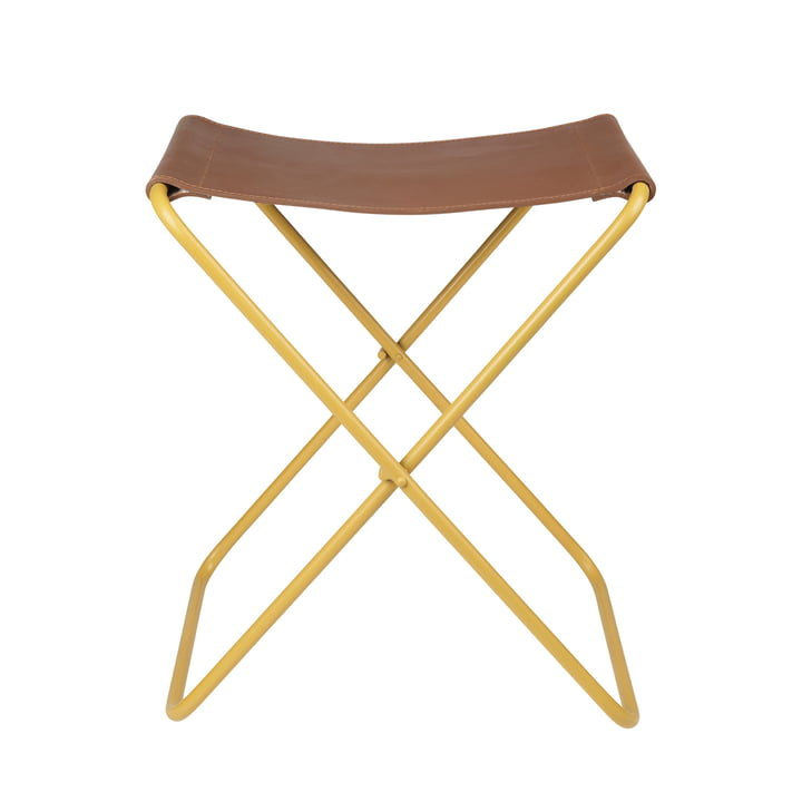 Nola Folding stool, harvest gold from Broste Copenhagen