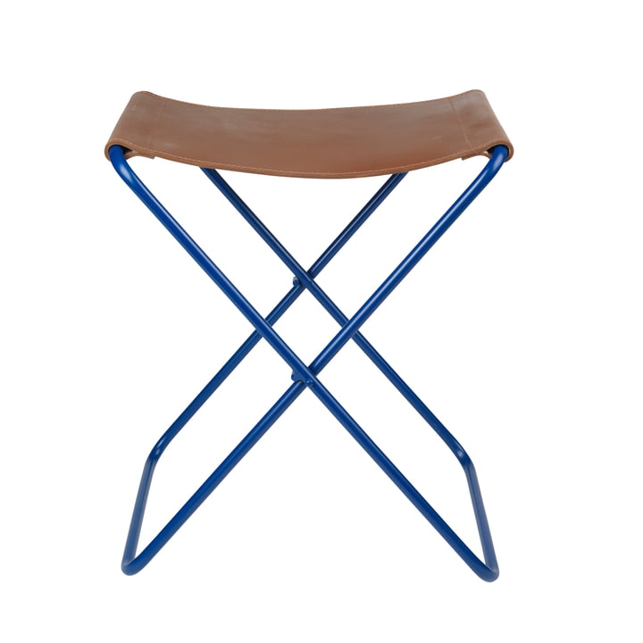 Nola Folding stool, intense blue from Broste Copenhagen