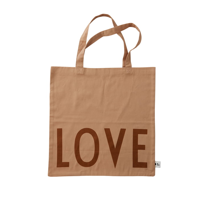 AJ Favourite Carrier bag, Love / beige from Design Letters