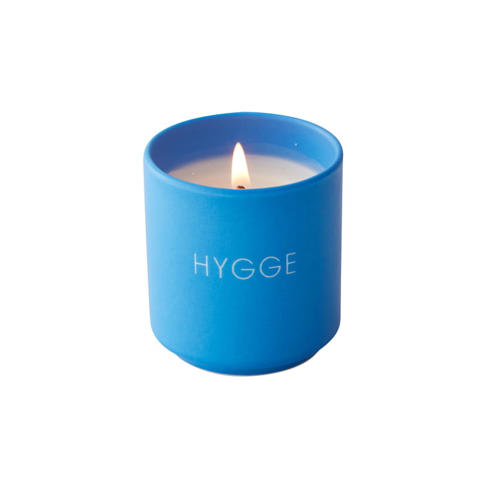 Scented candle small, Hygge / cobalt blue from Design Letters