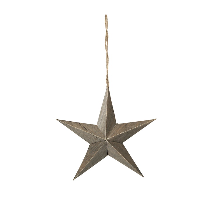 Broste Copenhagen - Christmas Venice star pendant, Ø 15 cm, fungi