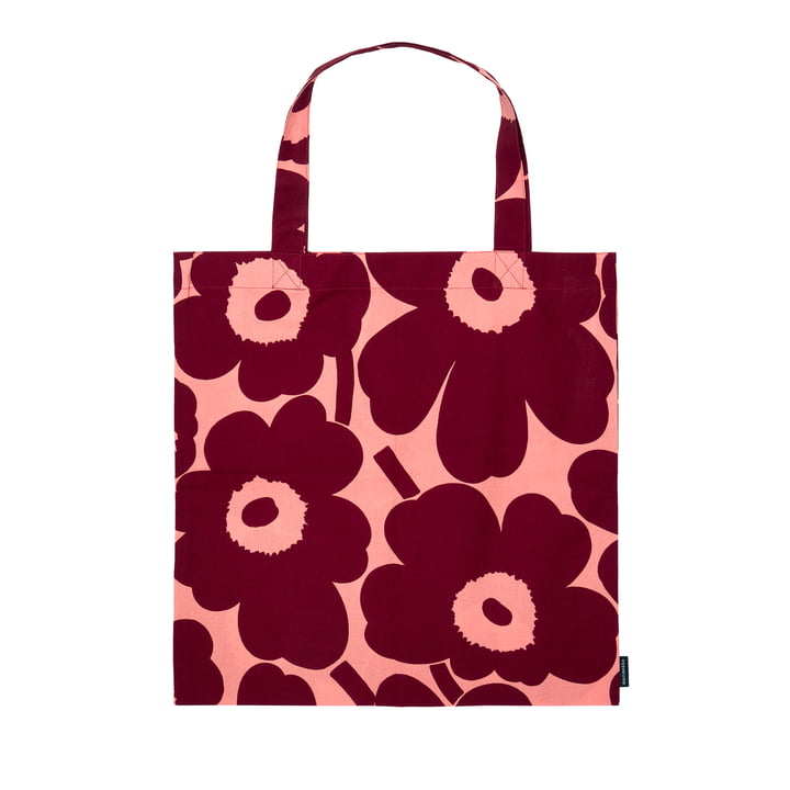 Pieni Unikko Shopping bag from Marimekko in pink / red