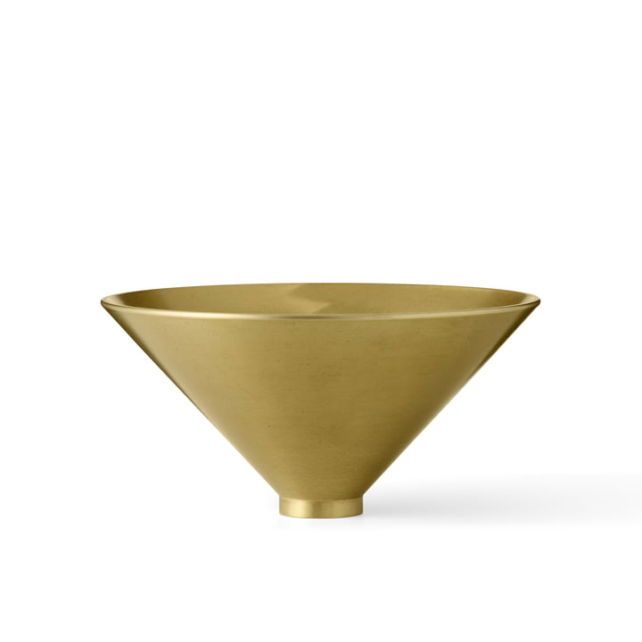 Taper Bowl from Audo in the finish brass
