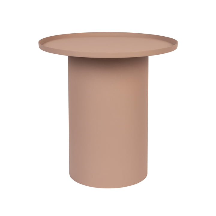 Shade Livingstone side table in the finish rose