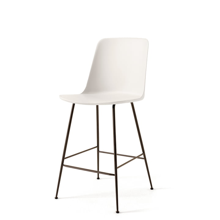Rely HW91 Bar stool, white / frame bronze from & Tradition