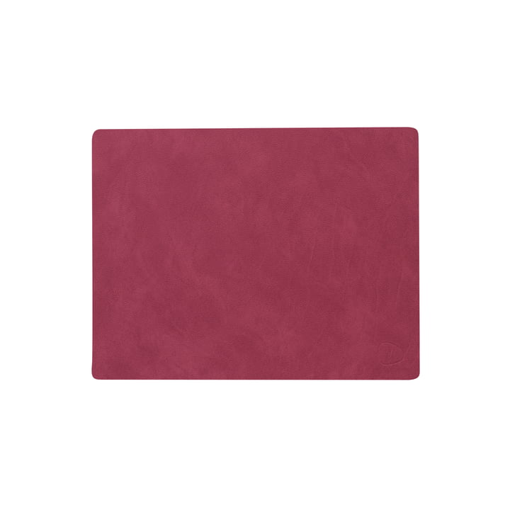 Placemat Square M, 3 4. 5 x 2 6. 5 cm, Nupo red from LindDNA