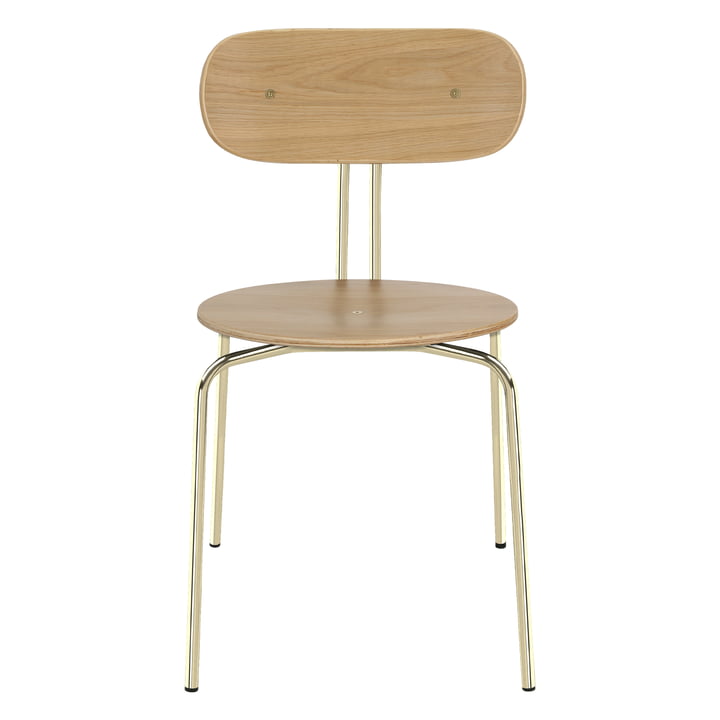 Curious Chair, oak / brass from Umage