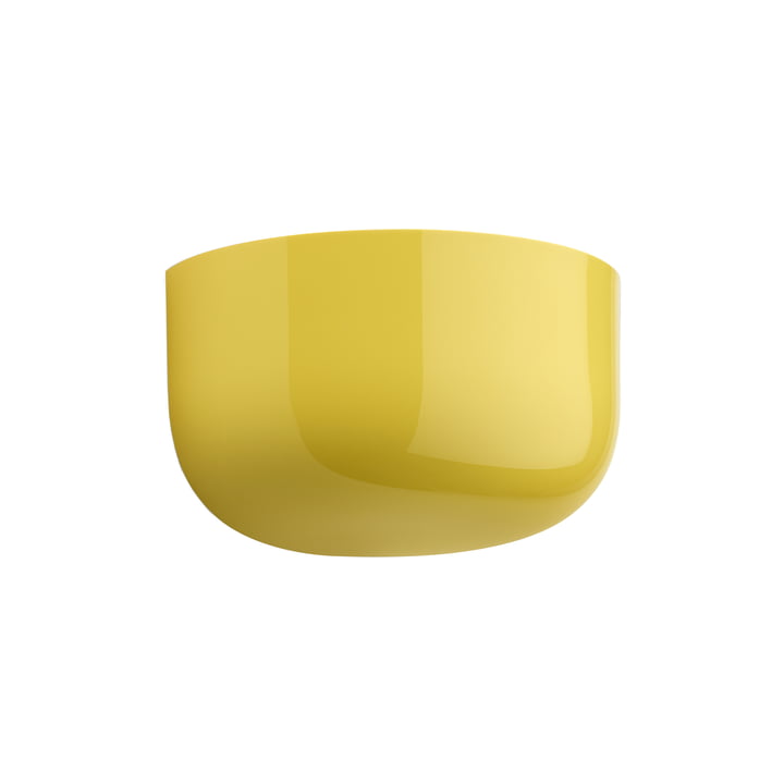 Bellhop Wall Up LED Wall lamp, yellow from Flos