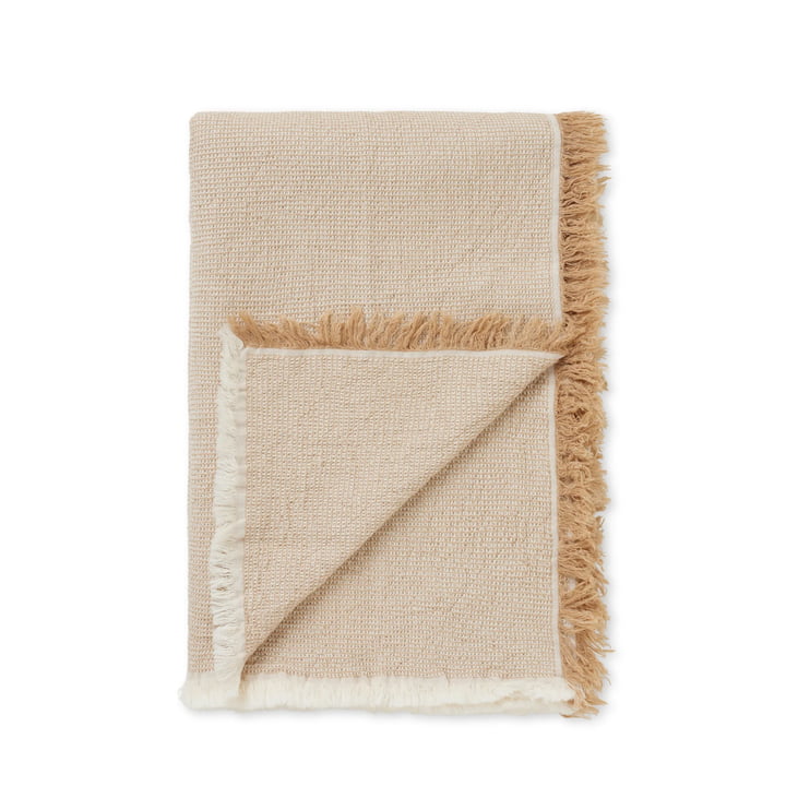 The Daisy blanket from Elvang in the camel version