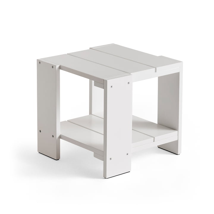 Crate Side table, L 49.5 cm, white from Hay