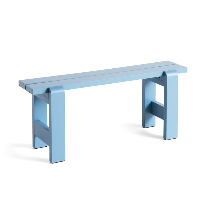 Weekday Bench, L 111 cm, azure blue from Hay