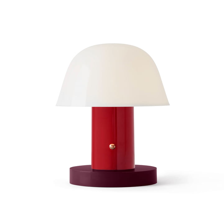 & Tradition - Setago JH27 Battery table lamp (LED), maroon / grape