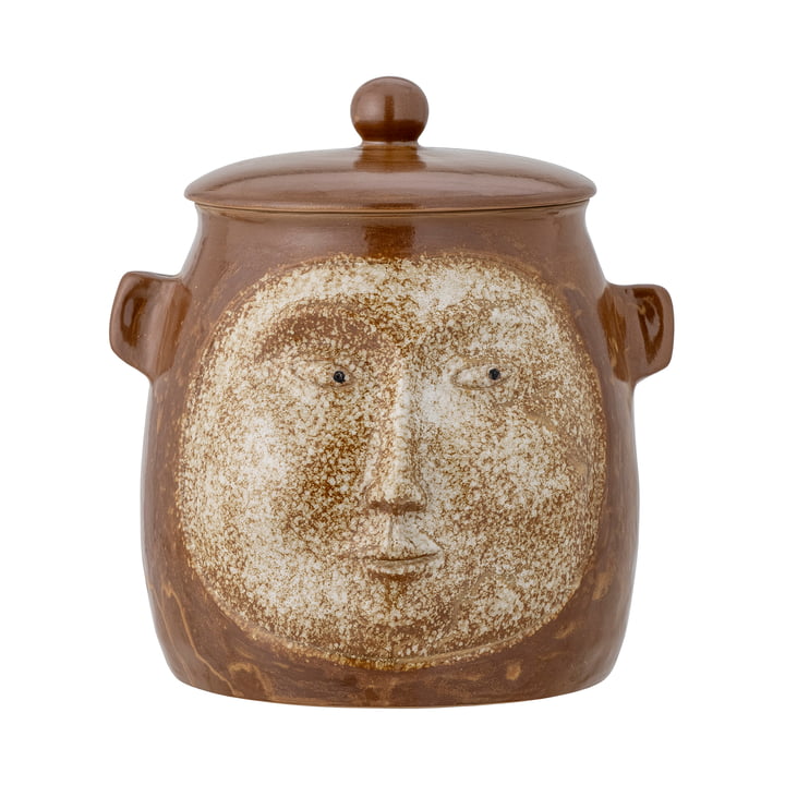 Bloomingville - Avoe jar with lid, brown