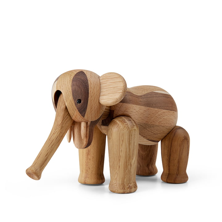 Elephant Reworked Anniversary Mini by Kay Bojesen in the version mixed wood