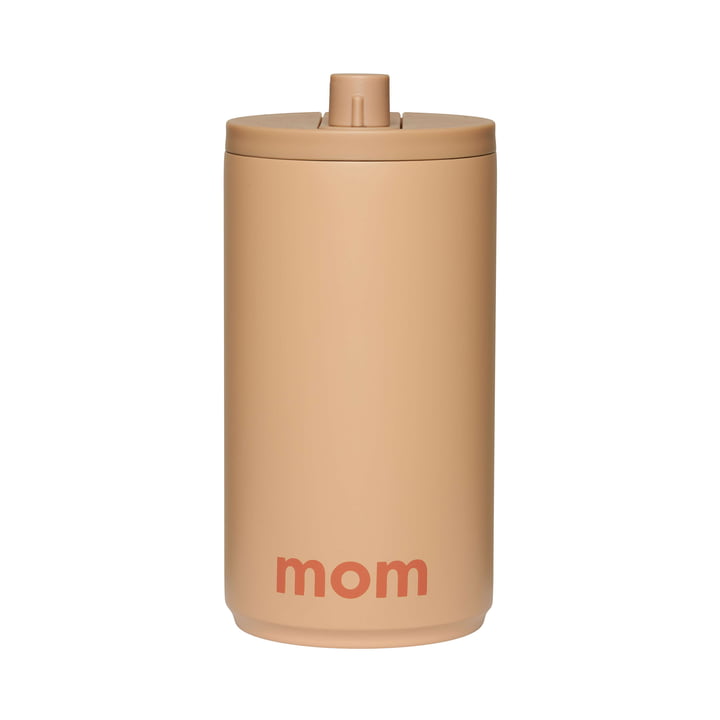Travel Mug from Design Letters in the version Mom and Dad / beige