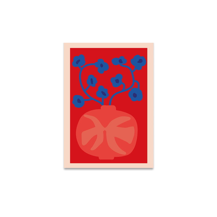 The Red Vase Poster, 30 x 40 cm from Paper Collective