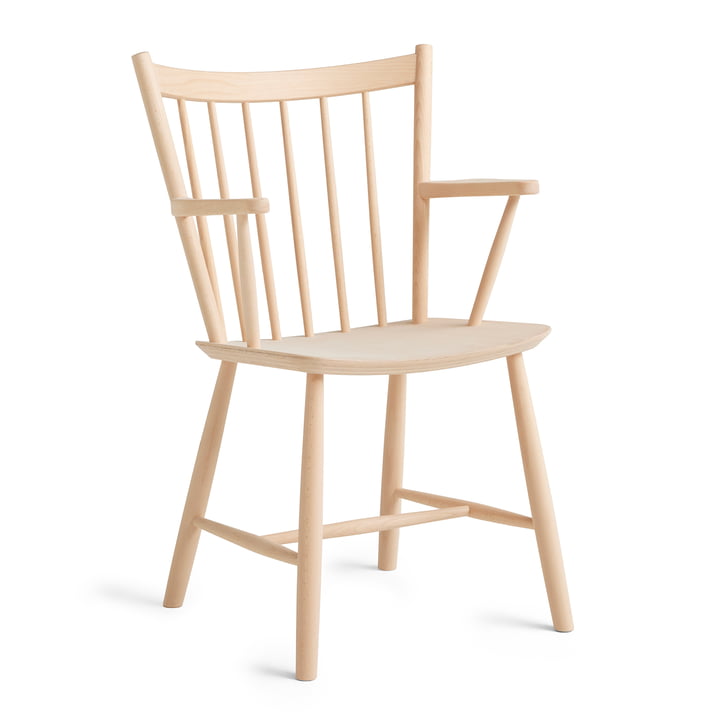 J42 Armchair, natural beech from Hay