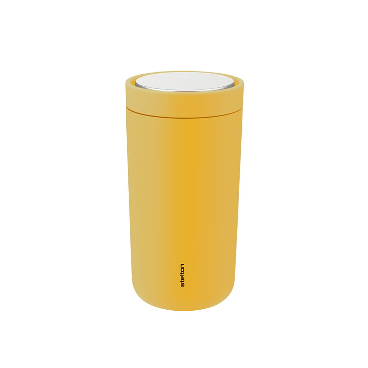 Stelton - To Go Click 0.2 l double-walled, soft poppy yellow