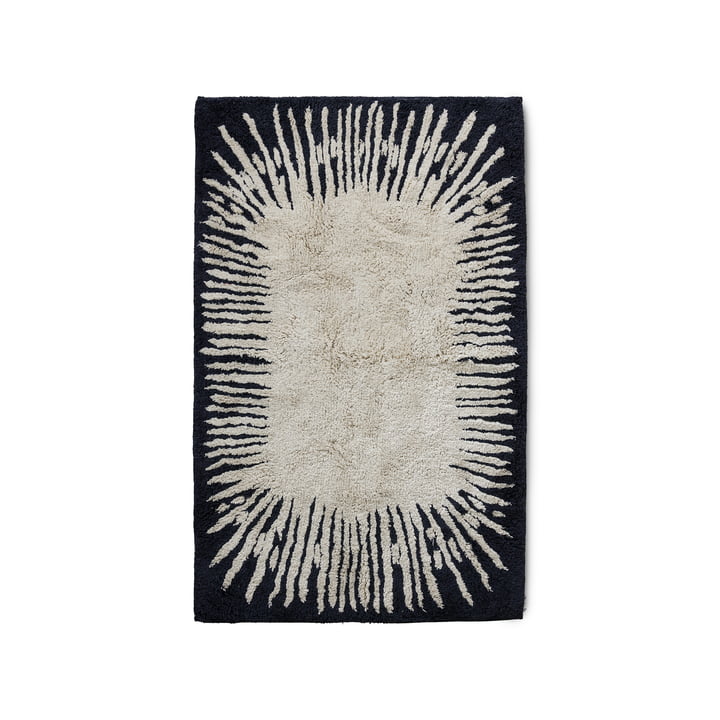 Monochrome Bath mat, 75 x 120 cm, black / white from HKliving