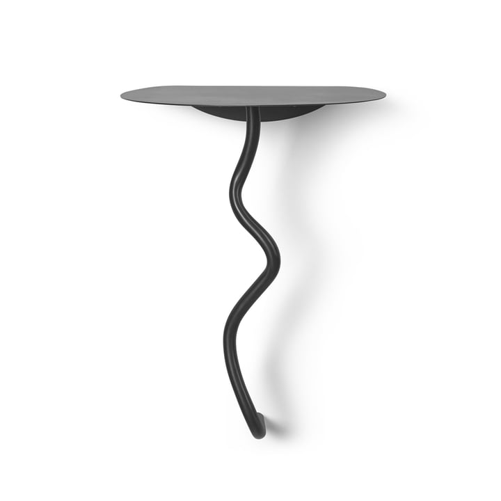ferm Living - Curvature Wall table, brass black
