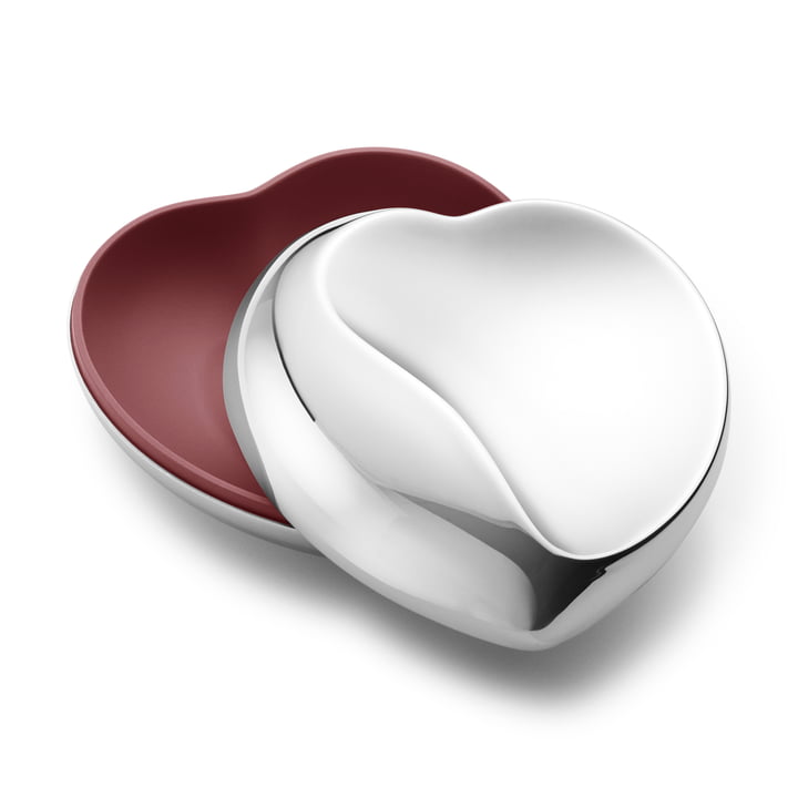 Heart Box from Georg Jensen in stainless steel finish