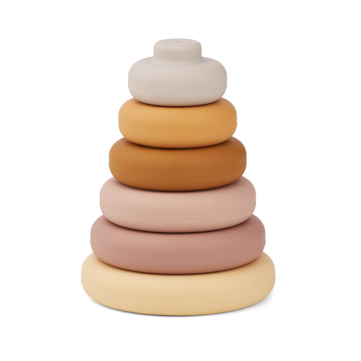 Dag Stacking tower from LIEWOOD in the tuscany rose version (set of 6)