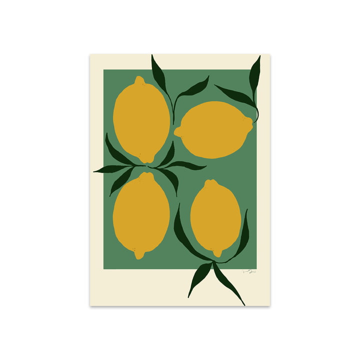 Green Lemon by Anna Mörner, 50 x 70 cm from The Poster Club