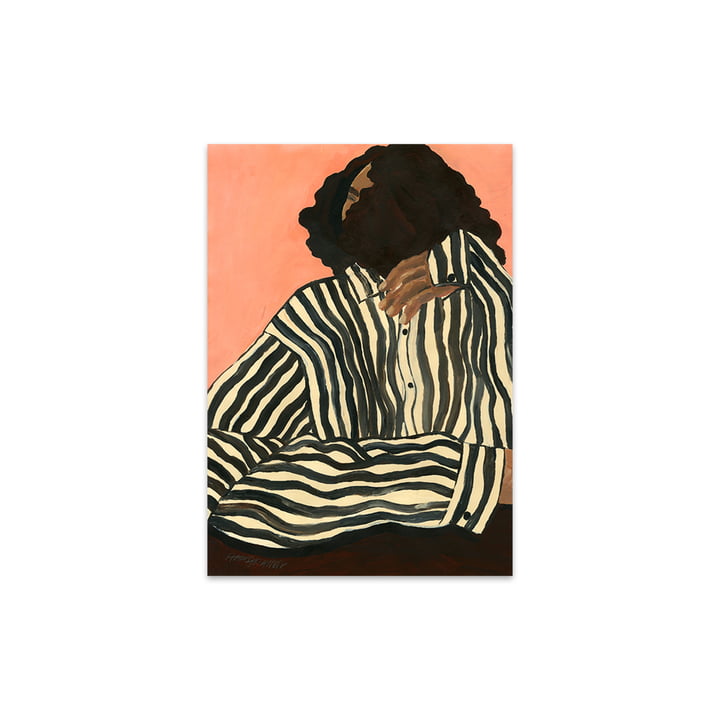 Serene Stripes by Hanna Peterson, 30 x 40 cm from The Poster Club
