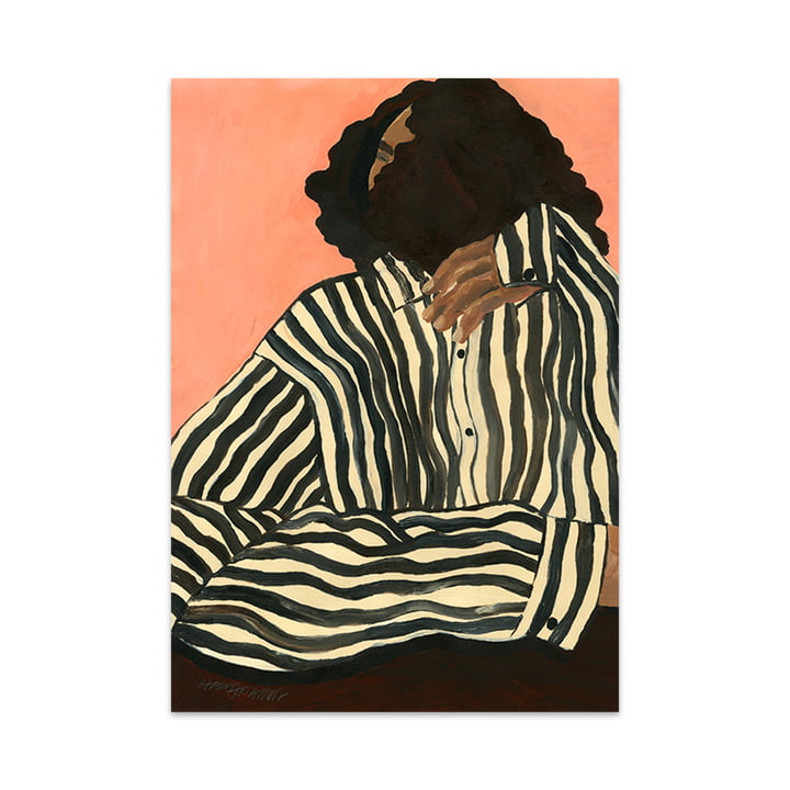 Serene Stripes by Hanna Peterson, 70 x 100 cm from The Poster Club