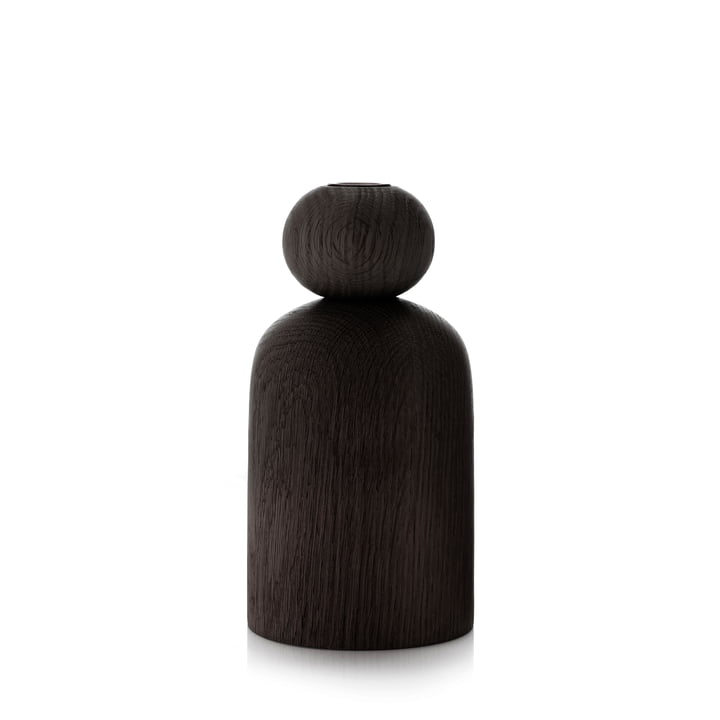Shape Ball vase from applicata in the stained oak version