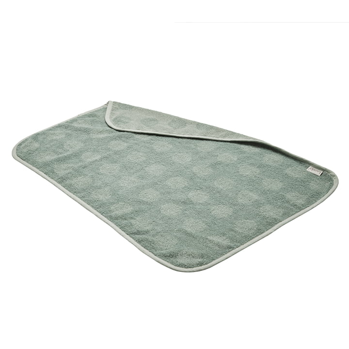 Leander - Topper for changing mat, 100% organic cotton, 65 x 45 cm, sage green