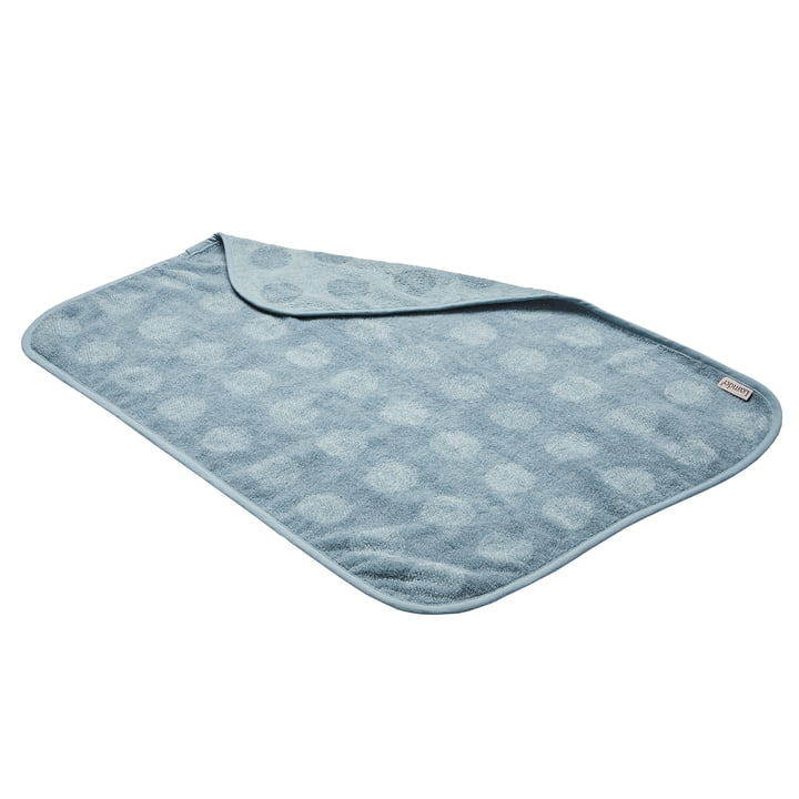 Leander - Topper for changing mat, 100% organic cotton, 65 x 45 cm, blueberry
