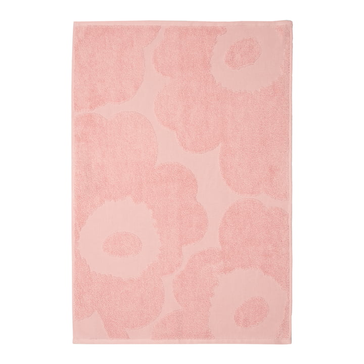 Unikko Towel, 50 x 70 cm, pink / powder from Marimekko
