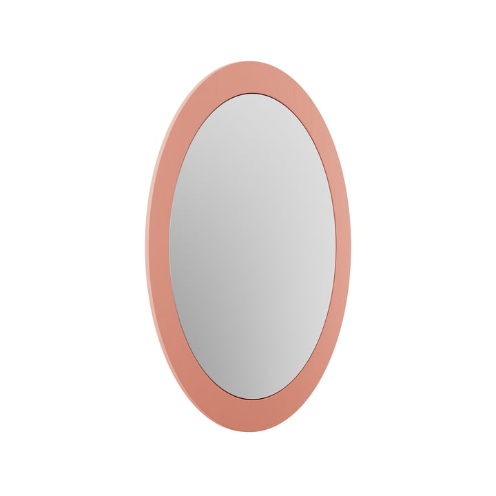 OUT Objekte unserer Tage - Lorenz Mirror, Ø 53cm, apricot pink