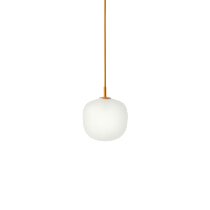 Muuto - Rime Pendant lamp Ø 18 cm, opal / orange