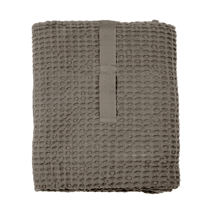 Big Waffle Bath towel & Blanket, 100 x 150 cm, clay by The Organic Company