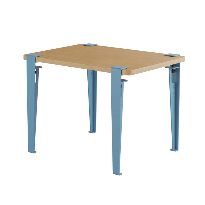 Children's desk, solid oak, wal blue from TipToe