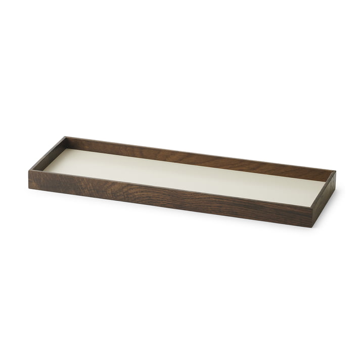 Frame Tray, small, smoked oak / beige from Gejst