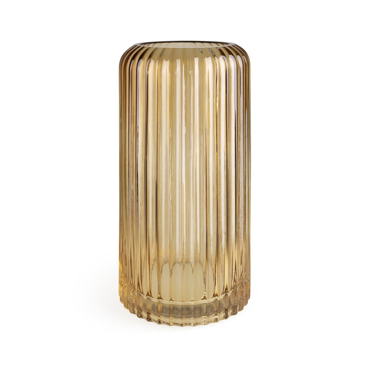 Collection - Glass vase Ø 11,5 x H 24 cm, amber