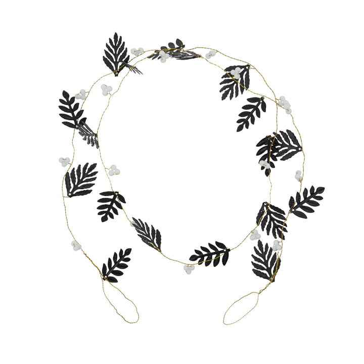 Leaf Garland from House Doctor in color black