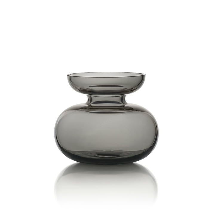 Zone Denmark - Inu Vase, Ø 11 x 9 cm, smoked grey