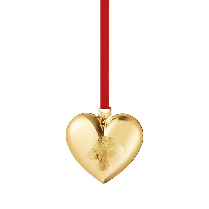Christmas heart 2023, gold from Georg Jensen