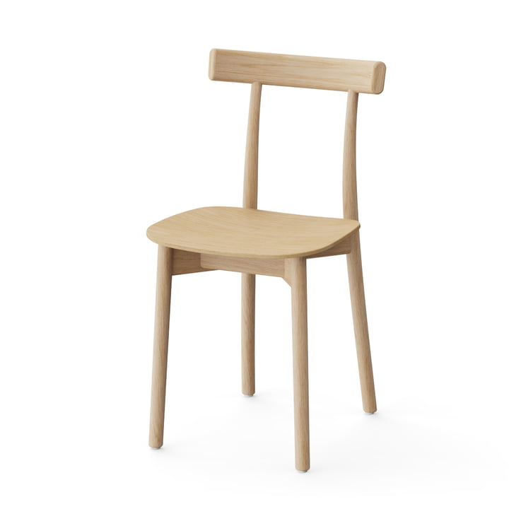 Skinny Wooden Chair in natural oak finish