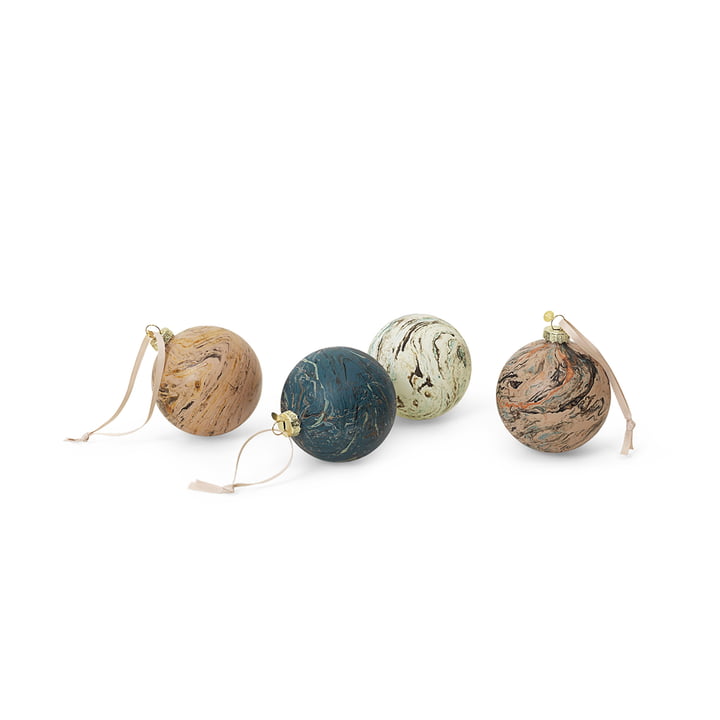 Marble Christmas ball from ferm Living