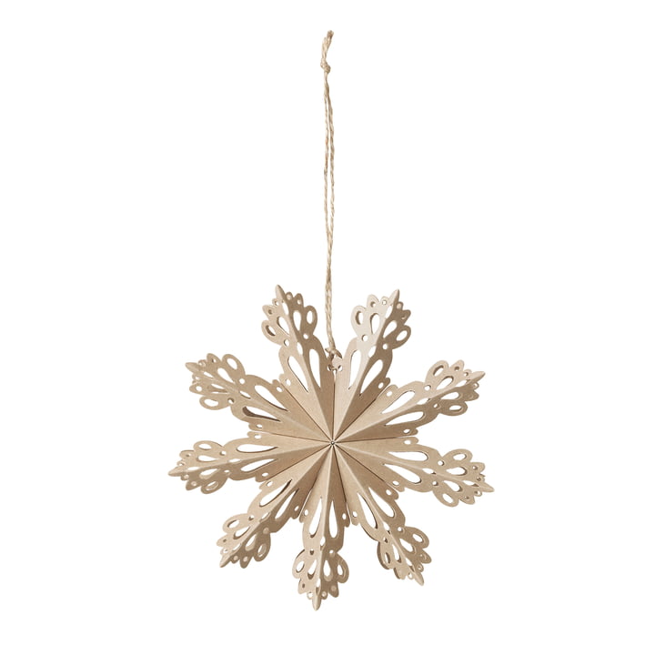 Broste-Copenhagen-Christmas-Snowflake-Decoration-Anhaenger-15-cm-natural-brown