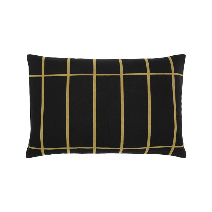 Marimekko - Tiiliskivi Pillowcase, 40 x 60 cm, caviar / gold