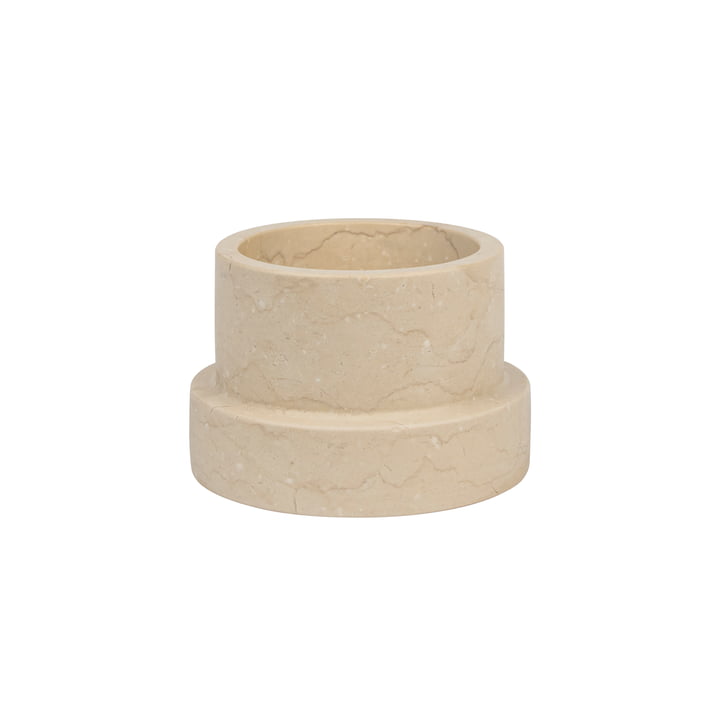 Marble Candlestick from Mette Ditmer in the finish sand